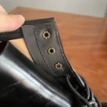 Handmade Black Italian Cordovan Leather Goodyear Welt Boots for Men | Vibram® Sole Heritage Boots | UNITYPUREMAX™ 5