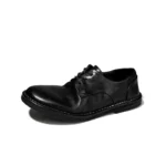British Horsehide Derby Shoes for Men | Handmade Vintage Leather Shoes | UNITYPUREMAX™ 5