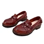 British Genuine Leather Harness Loafers for Men | Handmade Slip-On Leather Shoes | UNITYPUREMAX™ 6