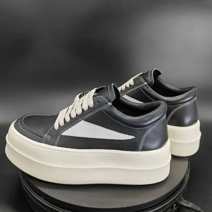 Men's Genuine Cow Leather Height Increased Platform Sneakers | Waterproof Retro Leather Casual Shoes | UNITYPUREMAXâ„¢ 2