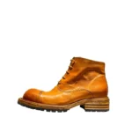 Men's Handmade Horsehide Oxford Boots | Lace-Up + Side Zip | Thick-Soled Platform | Waterproof | UNITYPUREMAX™ 3