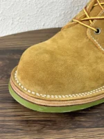 Brown Genuine Cow Suede Heritage Boots for Men | Handmade Lace-Up Ankle Boots | UNITYPUREMAX™ 4