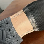 Handmade Black Cordovan Leather Goodyear Welt Derby Boots for Men | Italian Leather Vibram Sole Boots | UNITYPUREMAX™ 5