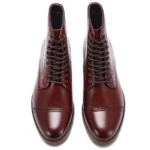 UNITYPUREMAX™ Men's Handmade Waterproof Cow Leather Cap-Toe Lace-Up Riding Boots | Retro Heritage Ankle Boots 3