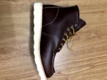 Handmade Italian Cow Leather Goodyear Welt Winter Boots for Men | Fur-Lined Heritage Lace-Up Boots | UNITYPUREMAX™ 4