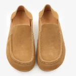 UNITYPUREMAX™ Men's Genuine Leather 2-Way Convertible Loafers | Suede Half-Dragging Slip-On Casual Shoes