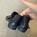 Women's Split Toe Casual Pump | Buckle Strap | Chunky Platform | Handmade | Black | UNITYPUREMAX™