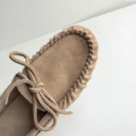 UNITYPUREMAX™ Women's Genuine Cowhide Suede Leather Minimalist Moccasin Loafers 5