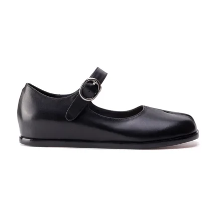 UNITYPUREMAX™ Women's Genuine Cowhide Leather Tabi Mary Jane Flats | Split-Toe Casual Ballet Shoes 2