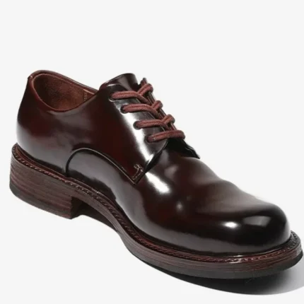 UNITYPUREMAX™ Men’s Genuine Horsehide Leather Derby Shoes – Hand-Sewn Goodyear Business & Casual Dress Shoes 1
