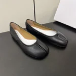 UNITYPUREMAX™ Women's Genuine Sheepskin Leather Tabi Ballet Flats | Split-Toe Slip-On Office Shoes 16