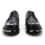 UNITYPUREMAX™ Men's Handcrafted Genuine Cow Leather Derby Shoes – Raised Sole Lace-Up Business Shoes 4
