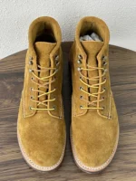 UNITYPUREMAX™ Men's Genuine Cow Suede Handcrafted Ankle Boots – Lace-Up Vintage Work Boots 1