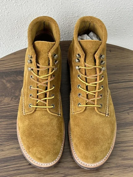 UNITYPUREMAX™ Men's Genuine Cow Suede Handcrafted Ankle Boots – Lace-Up Vintage Work Boots 1