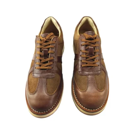 UNITYPUREMAX™ Men's Handcrafted Genuine Cow Leather Outdoor Hiking Shoes – Waterproof Casual Lace-Up Shoes 1