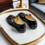 UNITYPUREMAX™ Women's Genuine Cowhide Leather Square Toe Tabi Mary Jane Flats | Elegant Split-Toe Ballet Shoes 4