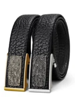 UNITYPUREMAX™ Handmade Genuine Leather Belt | Men's Vintage Cowhide Automatic Buckle Business Belt 7