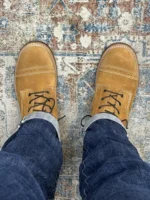 UNITYPUREMAX™ Men's Genuine Cow Suede Handcrafted Ankle Boots – Retro Lace-Up Leather Boots 2