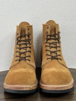 UNITYPUREMAX™ Men's Genuine Cow Suede Handcrafted Ankle Boots – Retro Lace-Up Leather Boots 3