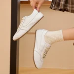 UNITYPUREMAX™ Women's Genuine Leather German Training Sneakers | Retro Forrest Gump Shoes 8