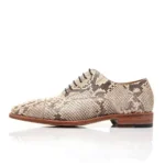 UNITYPUREMAX™ Men's White Genuine Snake Skin Oxford Shoes – Handcrafted Serpentine Leather Dress Shoes 5