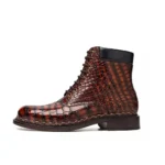 UNITYPUREMAX™ Men's Genuine Leather Ankle Boots – Brown Lace-Up Dress & Business Boots 5