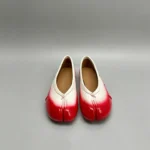 UNITYPUREMAX™ Handcrafted Genuine Leather Women's Split-Toe Tabi Shoes – Slingback Sandals, Ballet Flats & Heeled Styles 5