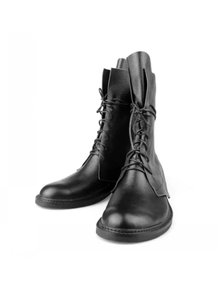UNITYPUREMAX™ Men's Genuine Cowhide Leather High-Top Boots – Handmade Lace-Up Winter Boots 2