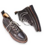 UNITYPUREMAX™ Men's Handmade Genuine Leather Lace-Up Ankle Boots – British Style Work & Riding Boots