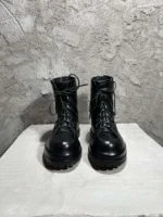 Men's Genuine Leather Platform High-Top Shoes – Lace-Up & Back-Zip Boots | UNITYPUREMAX™ 2
