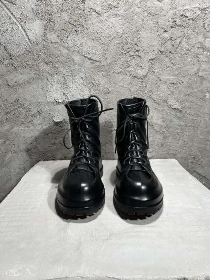 Men's Genuine Leather Platform High-Top Shoes – Lace-Up & Back-Zip Boots | UNITYPUREMAX™ 2