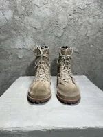 Men's Genuine Leather Platform High-Top Shoes – Lace-Up & Back-Zip Boots | UNITYPUREMAX™ 4