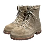 Men's Genuine Leather Platform High-Top Shoes – Lace-Up & Back-Zip Boots | UNITYPUREMAX™ 1