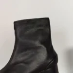 UNITYPUREMAX™ Women’s Genuine Leather Split-Toe Ankle Boots – Handmade Side Buckle Tabi Boots 6
