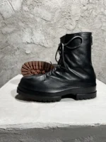 Men's Genuine Leather Platform High-Top Shoes – Lace-Up & Back-Zip Boots | UNITYPUREMAX™ 3